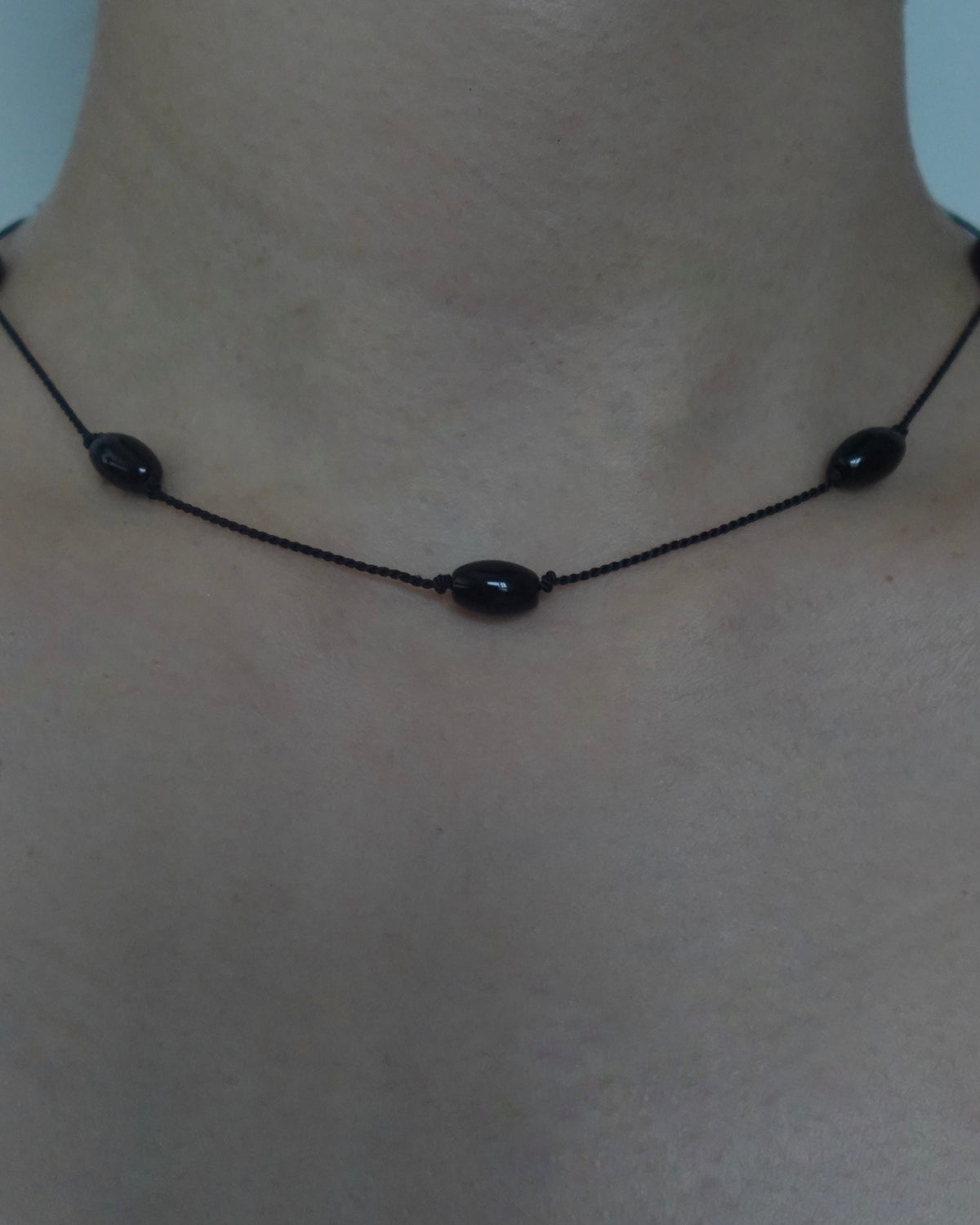 ToUJI code necklace (BLACK)
