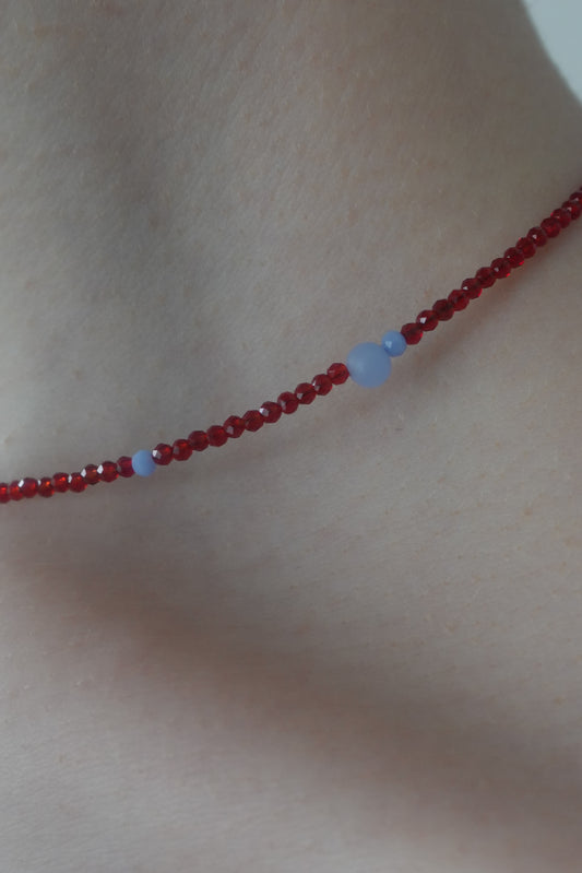 ※完売※【7/17 Fri.21:00- 予約開始】 ToUJI necklace (RED-a)