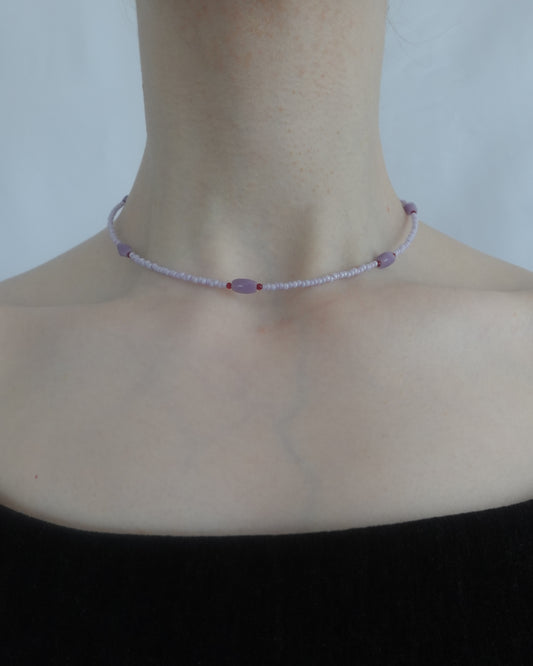 【7/17 Fri.21:00- 予約開始】 ToUJI necklace (purple)