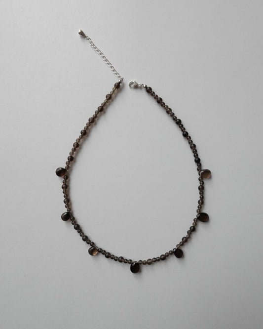 【9/4(fri.)12:00- pre order】ToUJI necklace (BROWN)