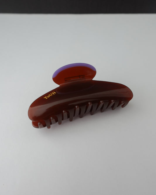 【10/2 Fri.12:00-予約開始】ToUJI hair clip (RED BROWN)