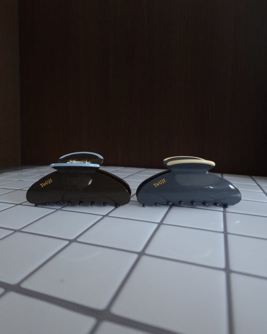 【予約受付中】ToUJI hair clip BROWN・GRAY 2set