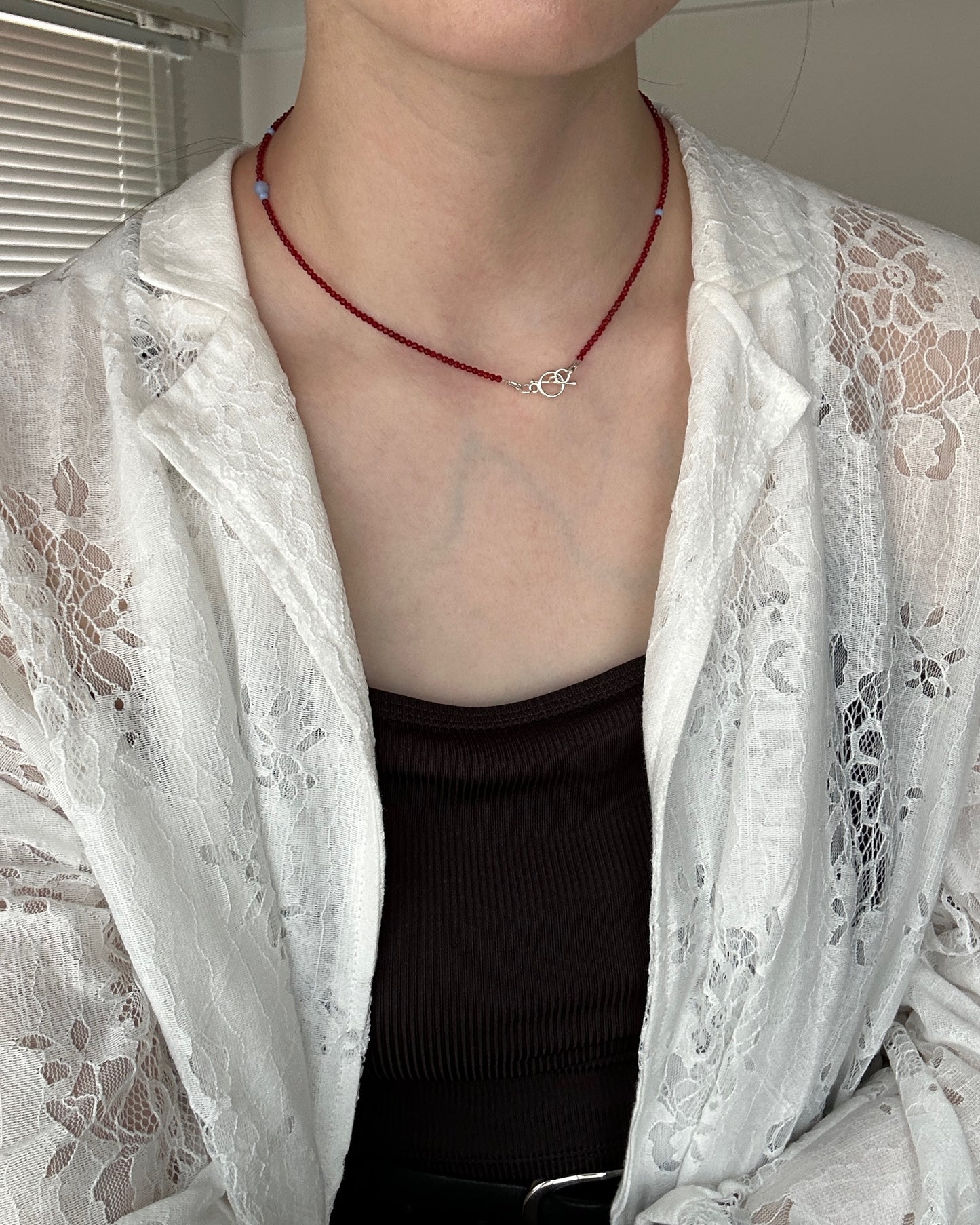 ※完売※【7/17 Fri.21:00- 予約開始】 ToUJI necklace (RED-a)
