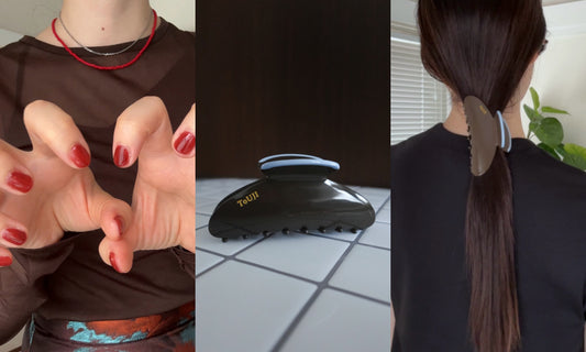 「ToUJI hair clip（BROWN）」モードな色合わせをまとめました