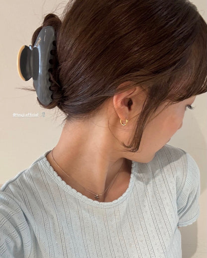 再入荷準備中 ToUJI hair clip(GRAY)