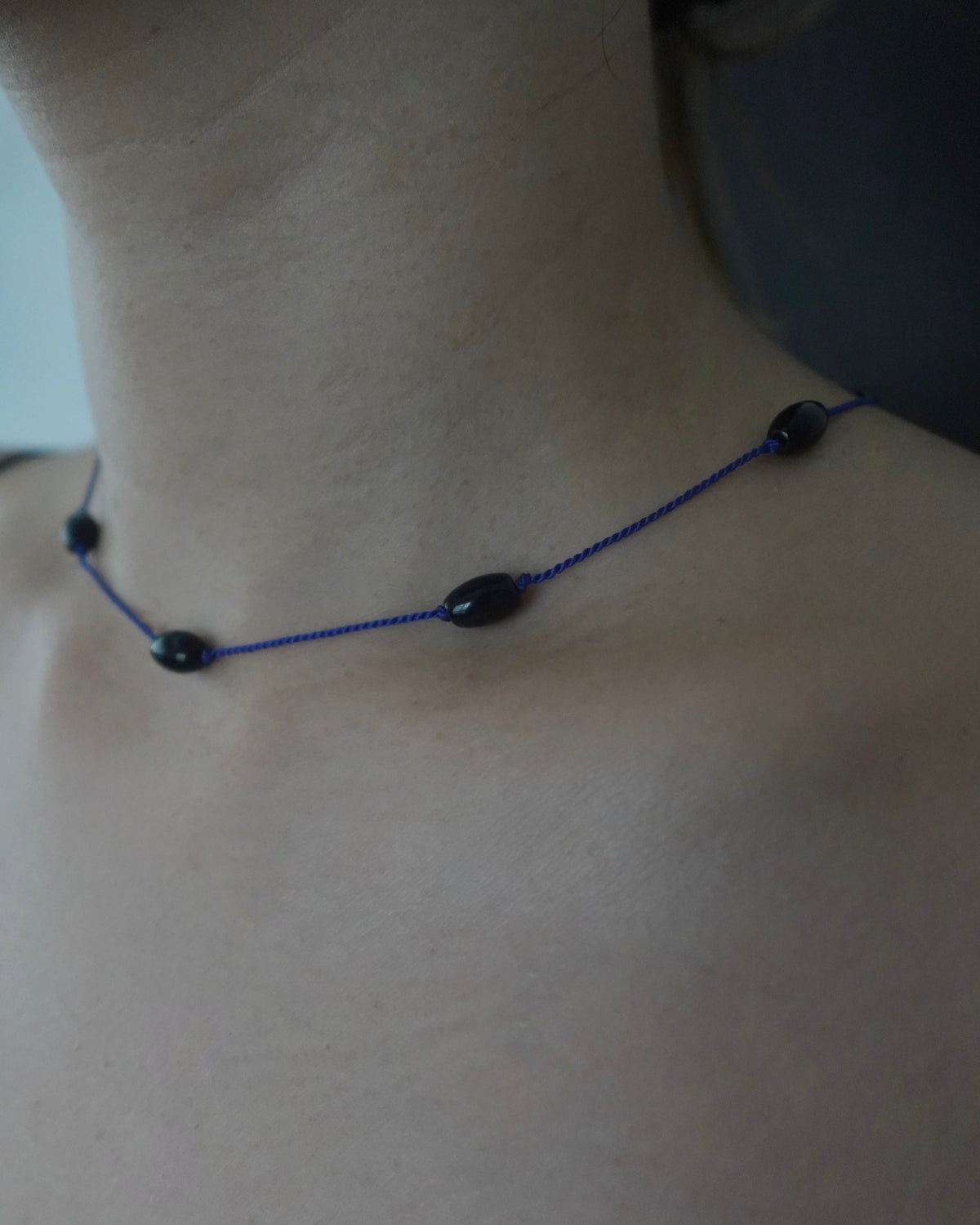 ToUJI code necklace (BLUE)
