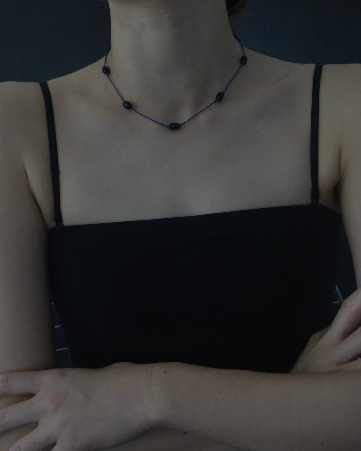 ToUJI code necklace (BLUE)