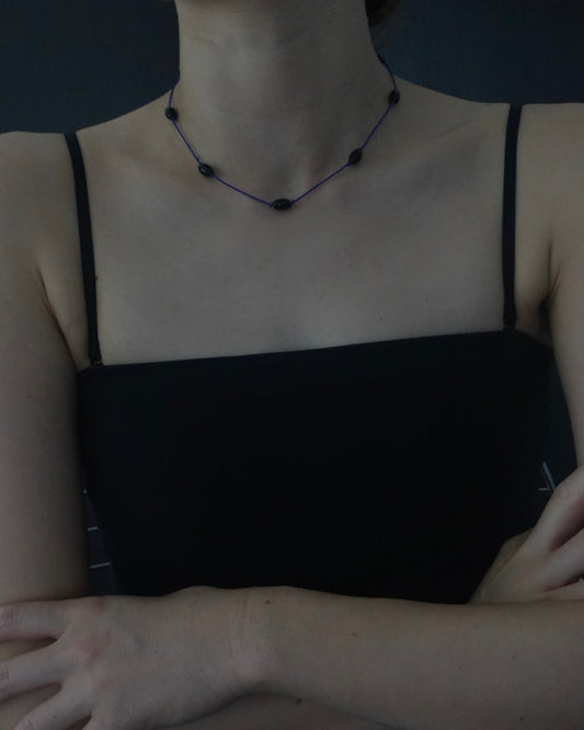 ToUJI code necklace (BLUE)