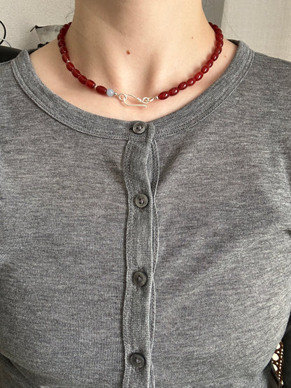 ToUJI necklace（RED VEIL）
