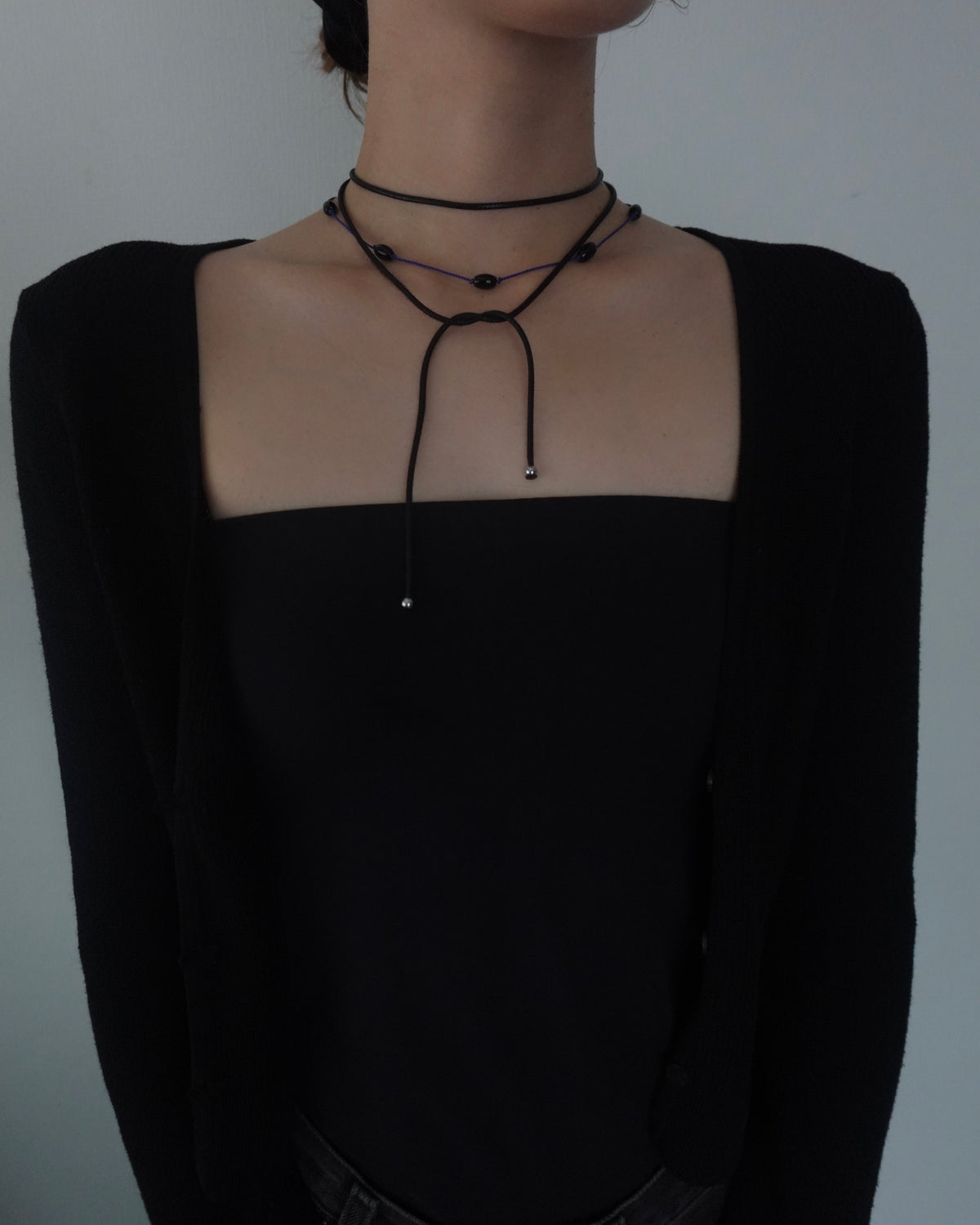 ToUJI code necklace (BLUE)