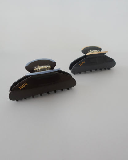 【予約受付中】ToUJI hair clip(BROWN)