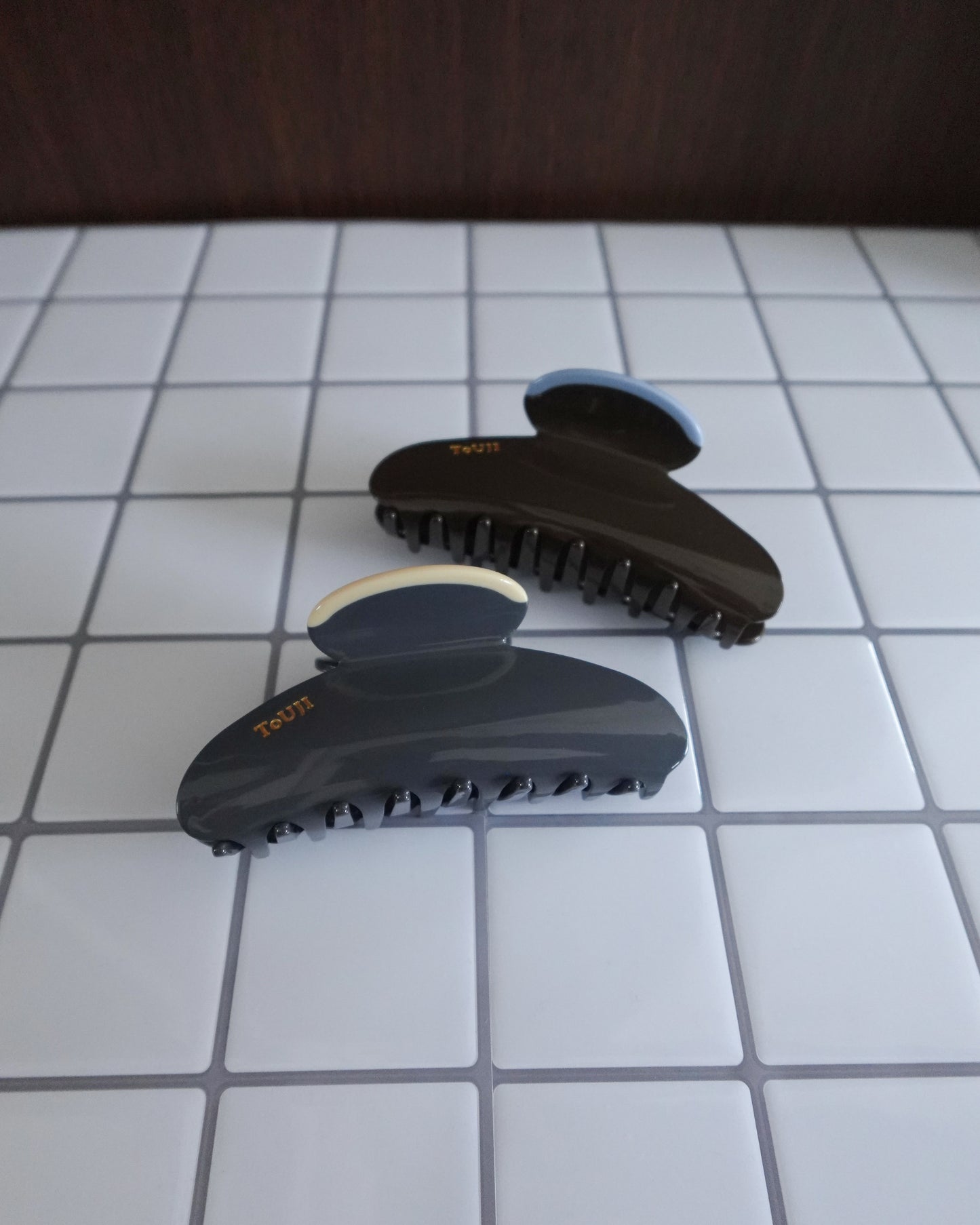 【予約受付中】ToUJI hair clip(BROWN)