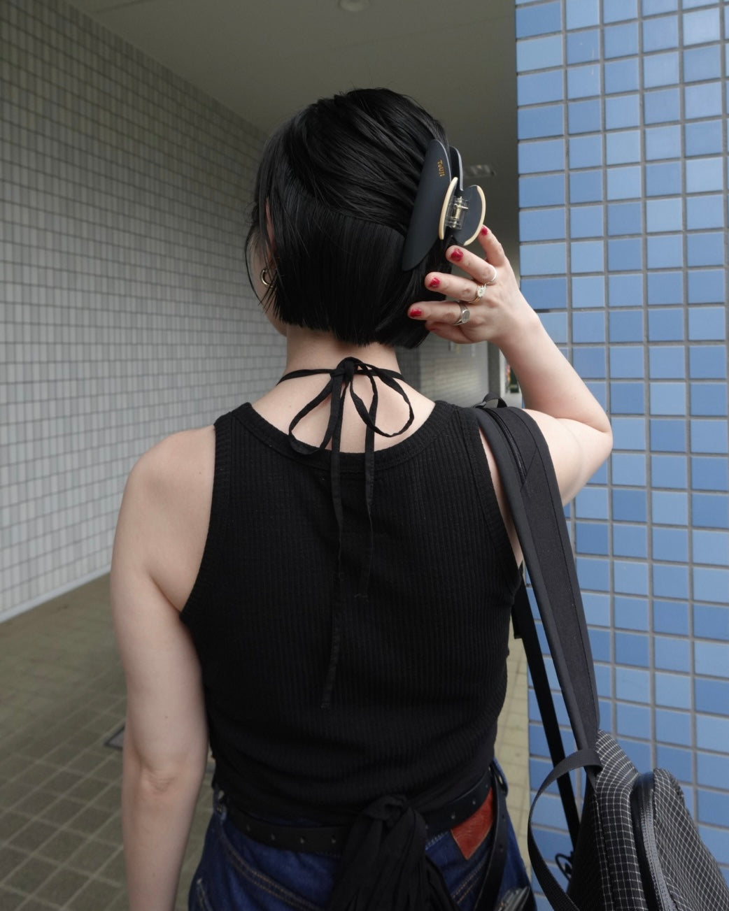 営業2日以内発送 ToUJI hair clip(GRAY)