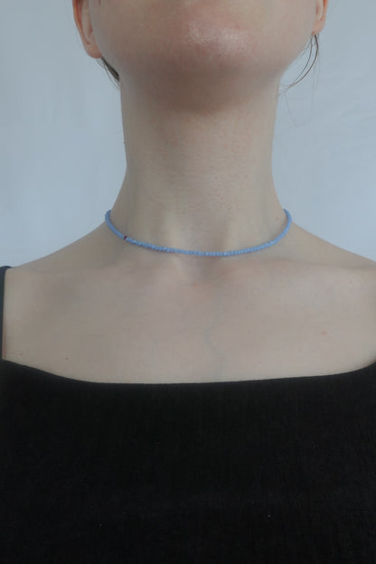 【7/17 Fri.21:00- 予約開始】 ToUJI necklace (White Blue）