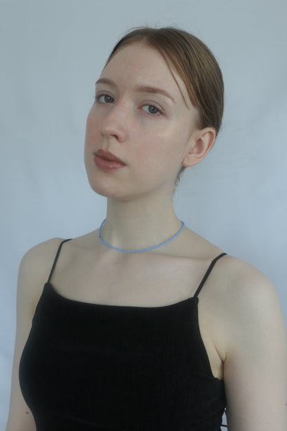 【7/17 Fri.21:00- 予約開始】 ToUJI necklace (White Blue）