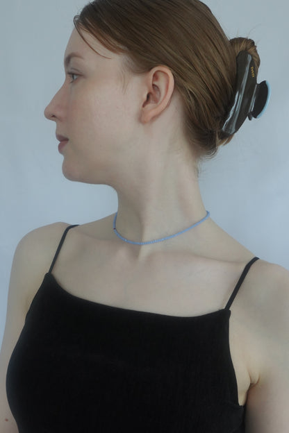 【7/17 Fri.21:00- 予約開始】 ToUJI necklace (White Blue）