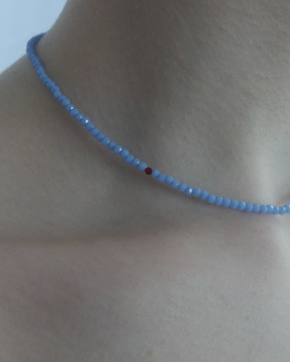 【7/17 Fri.21:00- 予約開始】 ToUJI necklace (White Blue）