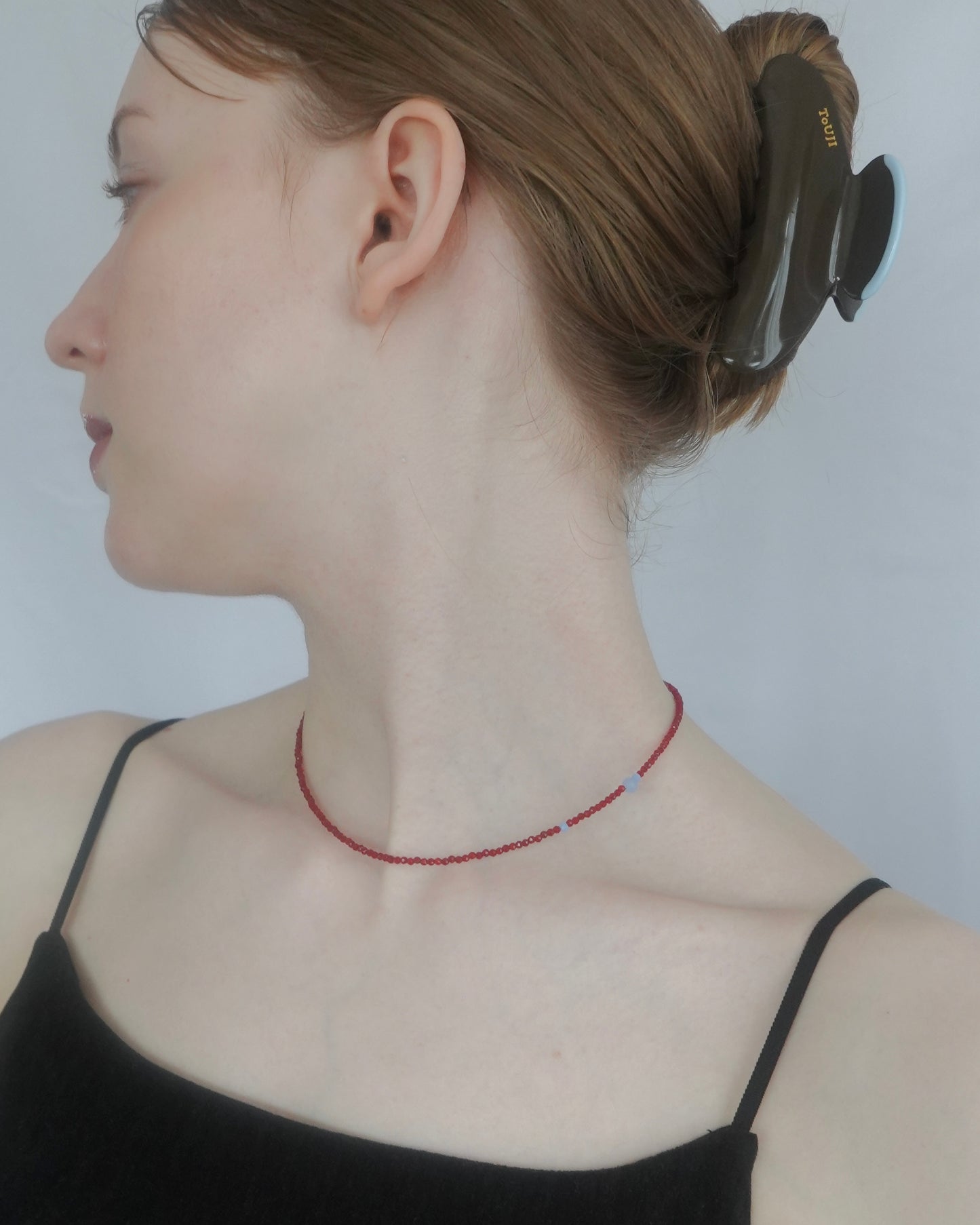 ※完売※【7/17 Fri.21:00- 予約開始】 ToUJI necklace （RED-a)
