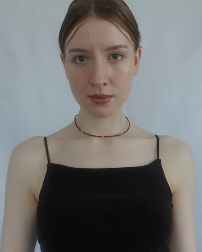 【7/17 Fri.21:00- 予約開始】 ToUJI necklace （RED-b）