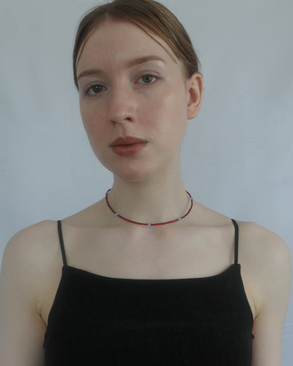 【7/17 Fri.21:00- 予約開始】 ToUJI necklace （RED-b）