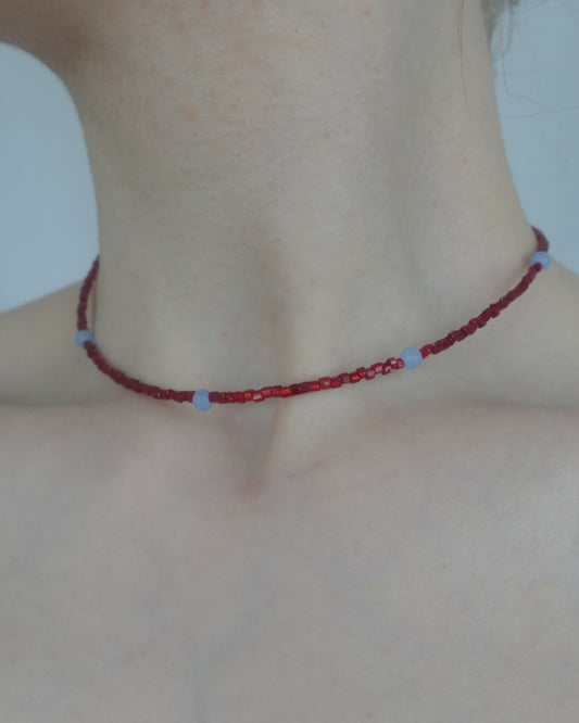 【7/17 Fri.21:00- 予約開始】 ToUJI necklace （RED-b）