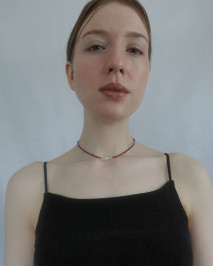 【7/17 Fri.21:00- 予約開始】 ToUJI necklace （RED-b）