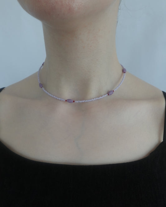 【7/17 Fri.21:00- 予約開始】 ToUJI necklace (purple）