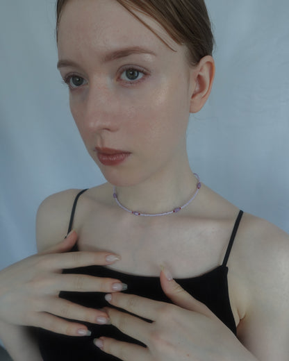 【7/17 Fri.21:00- 予約開始】 ToUJI necklace (purple）
