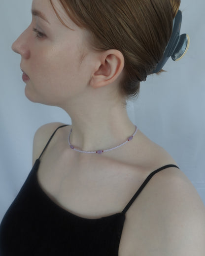 【7/17 Fri.21:00- 予約開始】 ToUJI necklace (purple）
