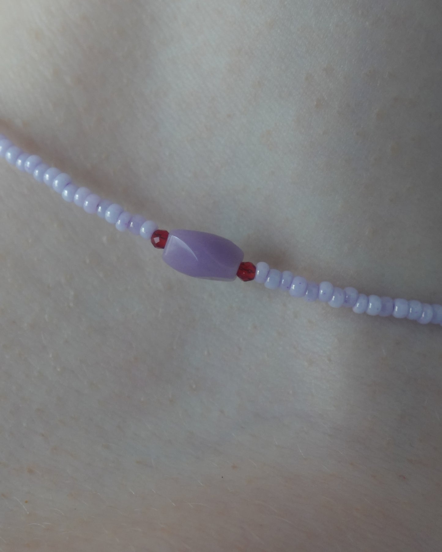 【7/17 Fri.21:00- 予約開始】 ToUJI necklace (purple）