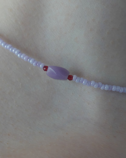 【7/17 Fri.21:00- 予約開始】 ToUJI necklace (purple）