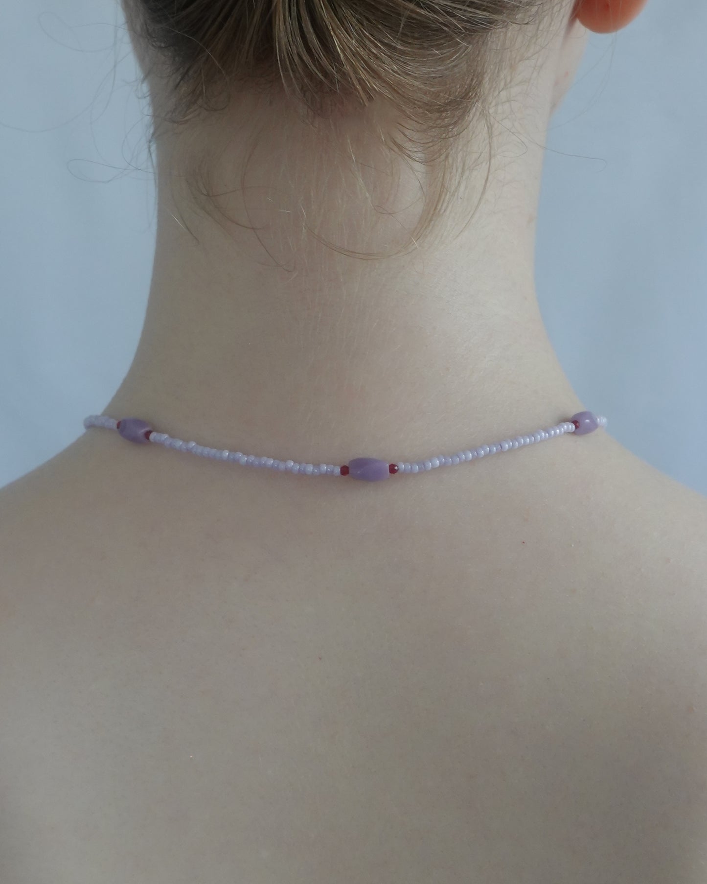 【7/17 Fri.21:00- 予約開始】 ToUJI necklace (purple）