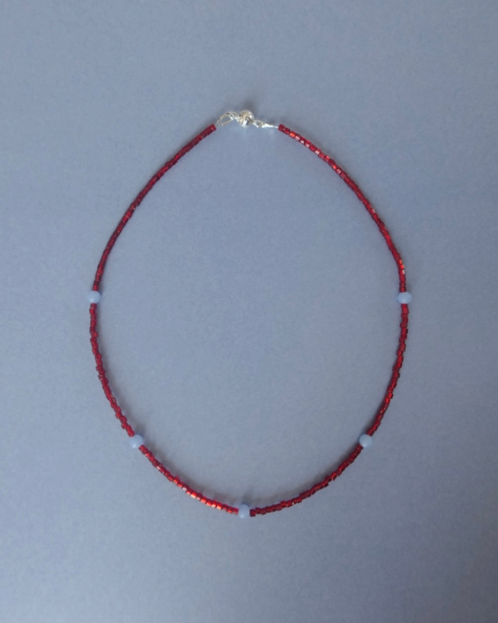 【7/17 Fri.21:00- 予約開始】 ToUJI necklace （RED-b）