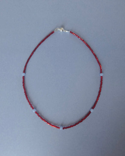 【7/17 Fri.21:00- 予約開始】 ToUJI necklace （RED-b）