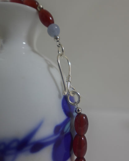 【9/4(fri.)12:00- pre order】RED VEIL necklace