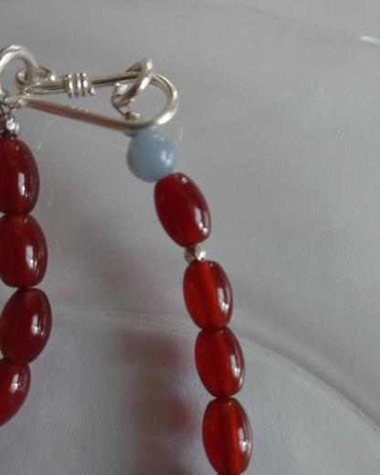 【9/4(fri.)12:00- pre order】RED VEIL necklace