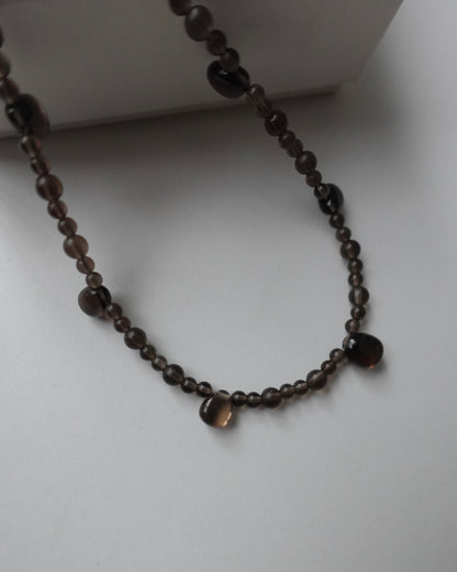 【9/4(fri.)12:00- pre order】ToUJI necklace (BROWN)