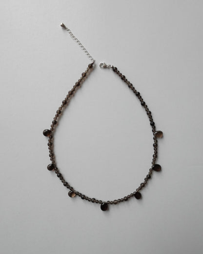 【9/4(fri.)12:00- pre order】ToUJI necklace (BROWN)