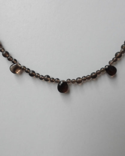 【9/4(fri.)12:00- pre order】ToUJI necklace (BROWN)