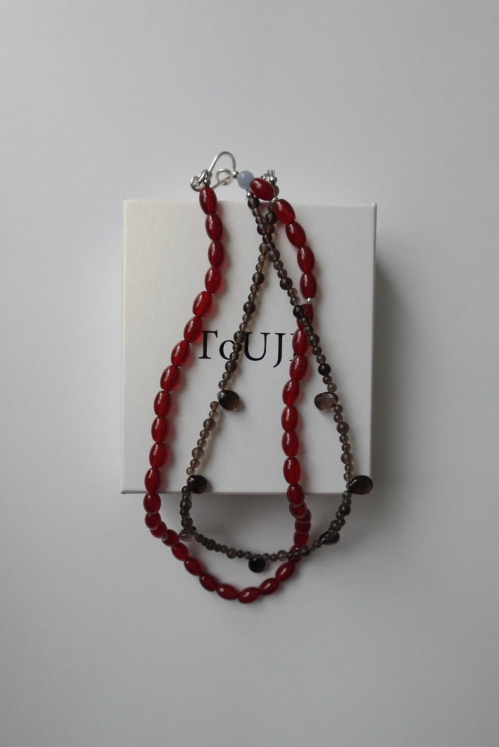 【9/4(fri.)12:00- pre order】ToUJI necklace (BROWN)