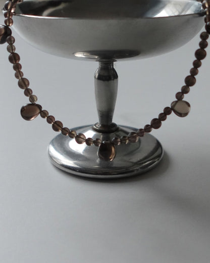 【9/4(fri.)12:00- pre order】ToUJI necklace (BROWN)