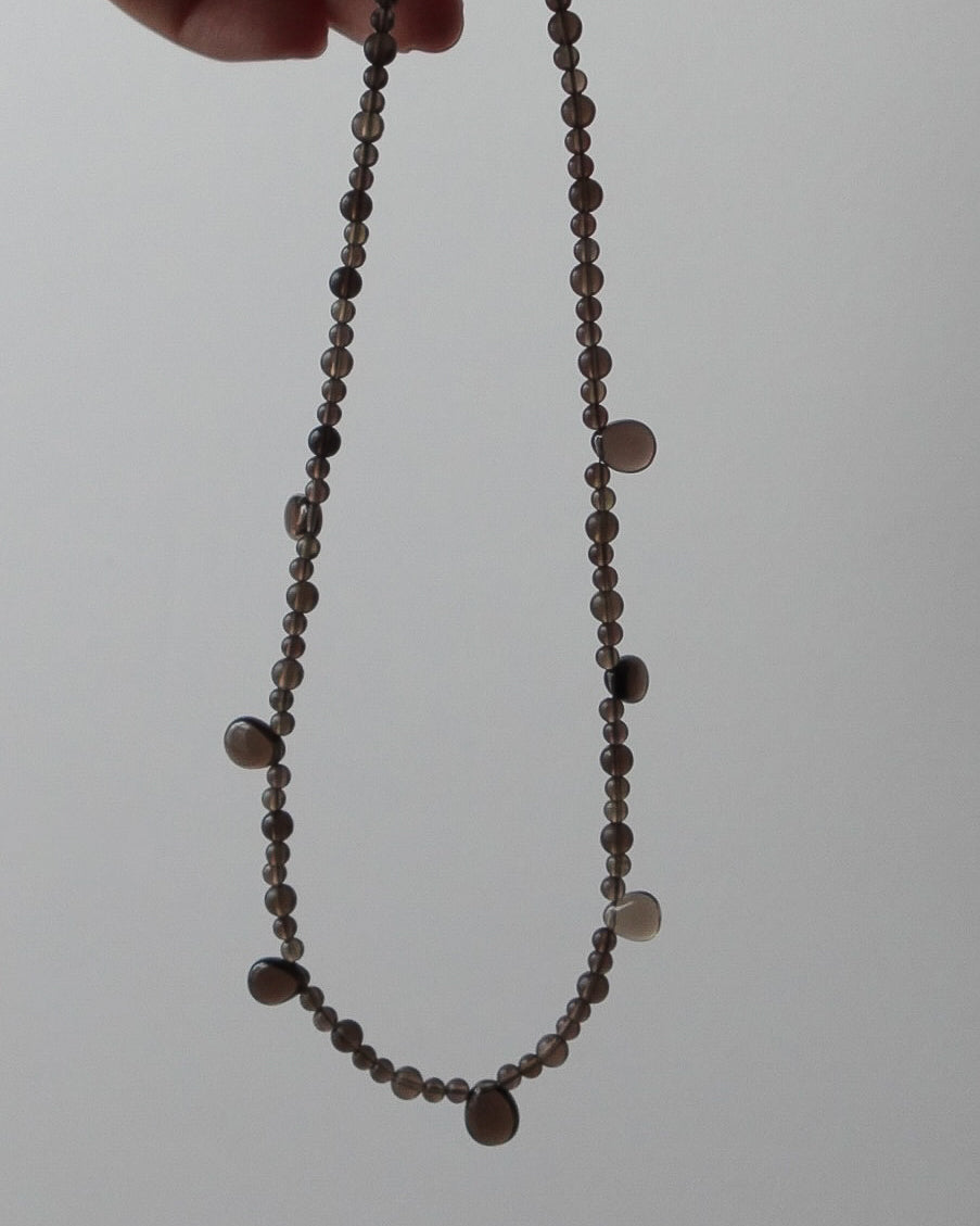 【9/4(fri.)12:00- pre order】ToUJI necklace (BROWN)