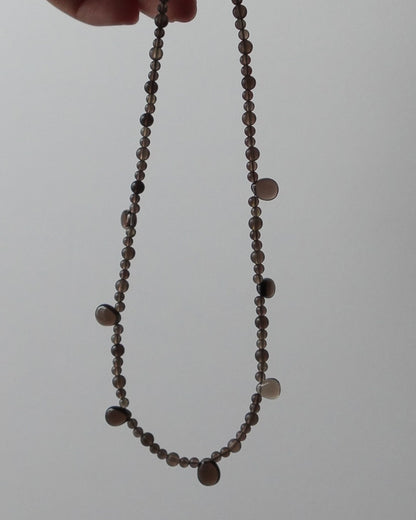 【9/4(fri.)12:00- pre order】ToUJI necklace (BROWN)