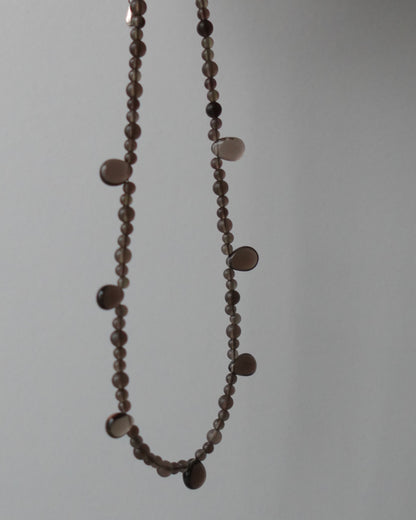 【9/4(fri.)12:00- pre order】ToUJI necklace (BROWN)