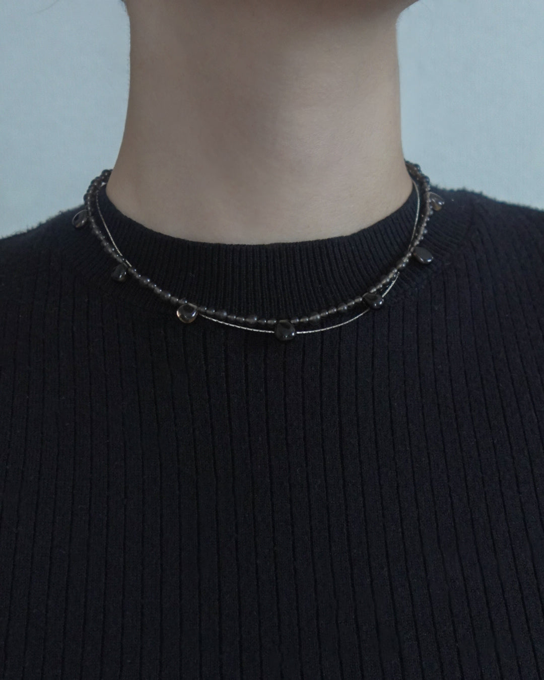 【9/4(fri.)12:00- pre order】ToUJI necklace (BROWN)