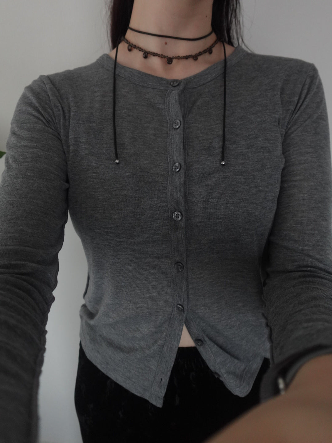ToUJI necklace (BROWN)