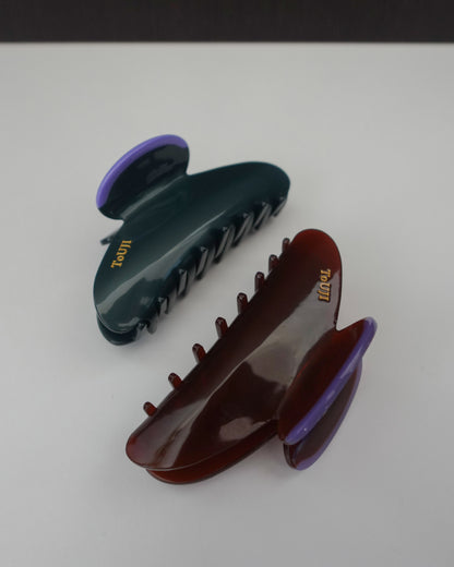 【10/2 Fri.12:00-予約開始】ToUJI hair clip (GREEN)