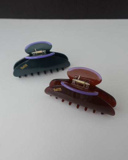 【10/2 Fri.12:00-予約開始】ToUJI hair clip (RED BROWN)
