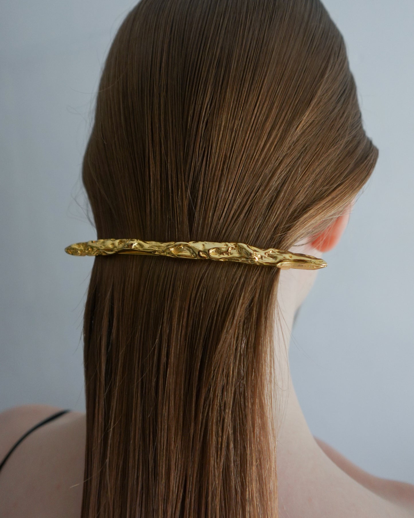 strata barrette(gold)