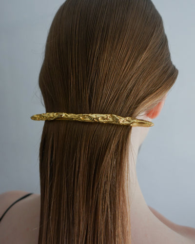 strata barrette(gold)